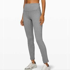 Lululemon Heathered Core Medium Grey Wunder Lounge 28" Pant 4